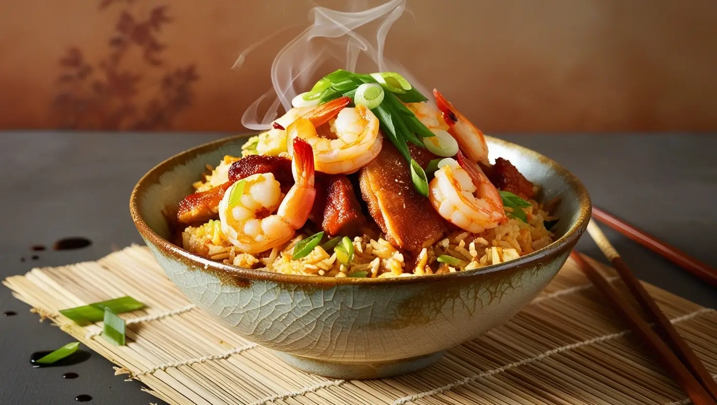 What meat is good with fried rice?