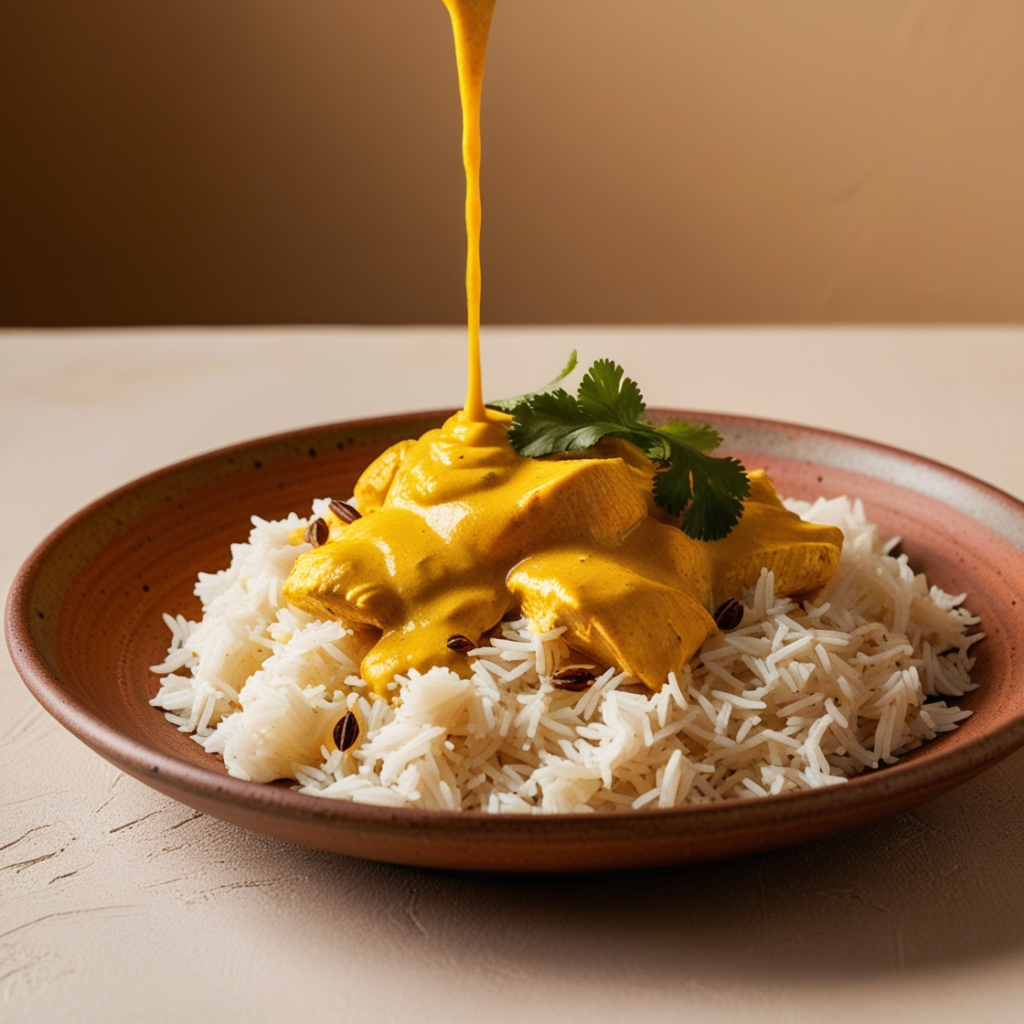 What is butter chicken sauce made of?