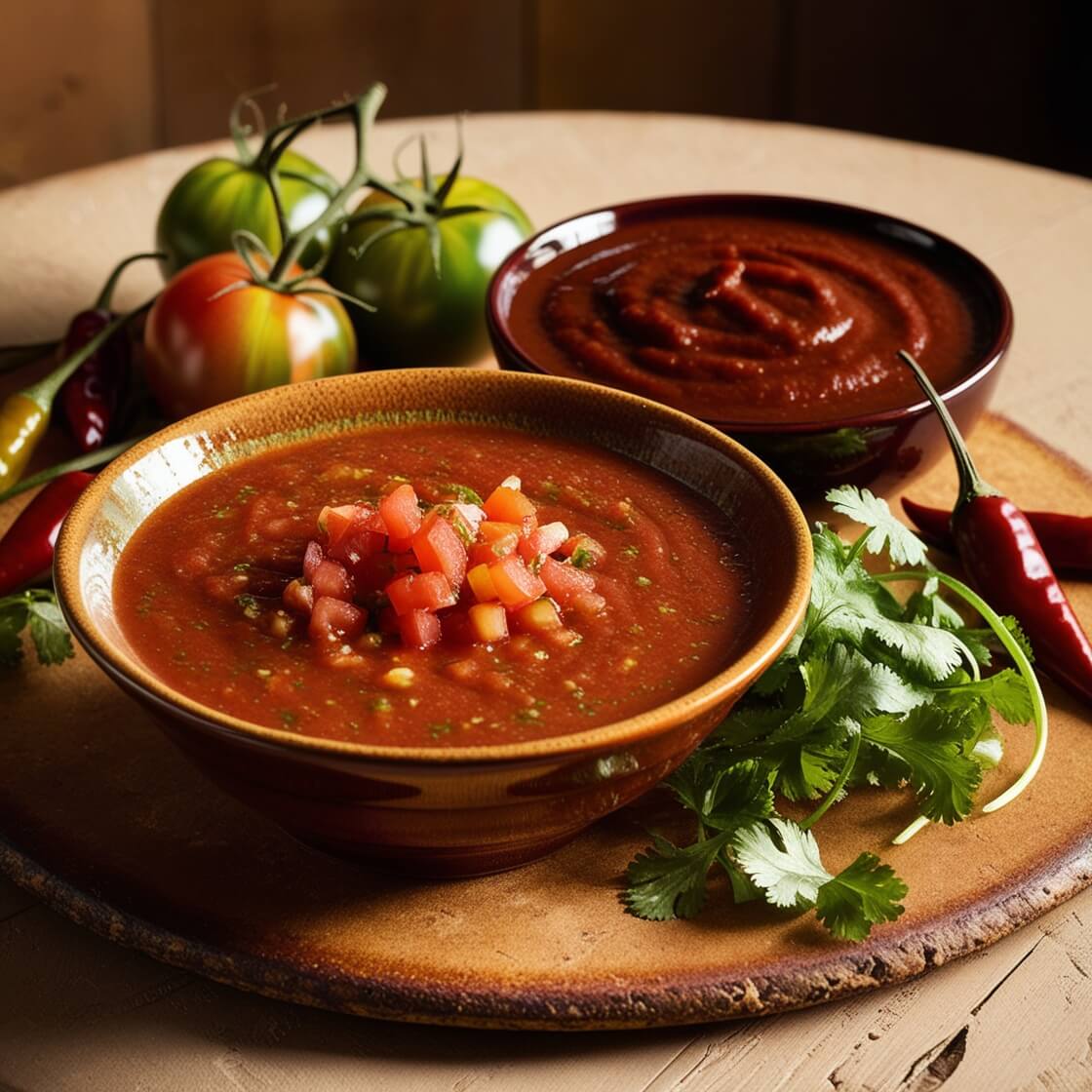 difference between salsa and enchilada sauce