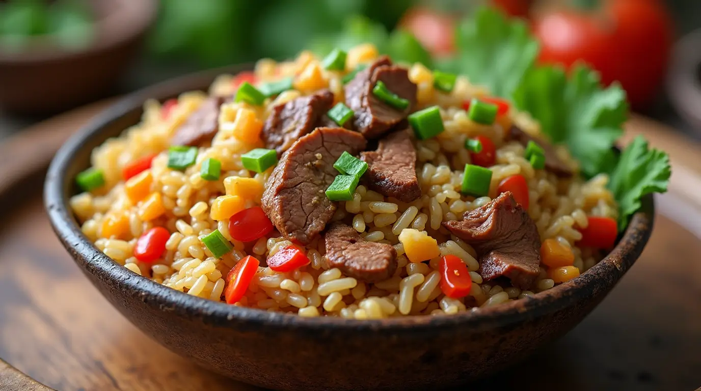 steak fried rice