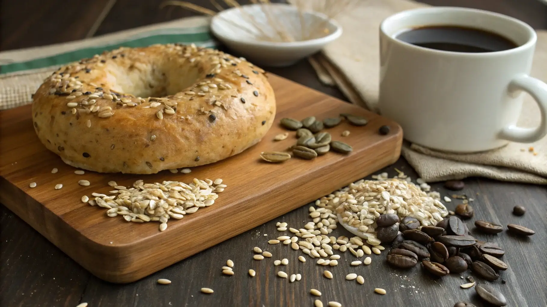 What is in a multigrain bagel?