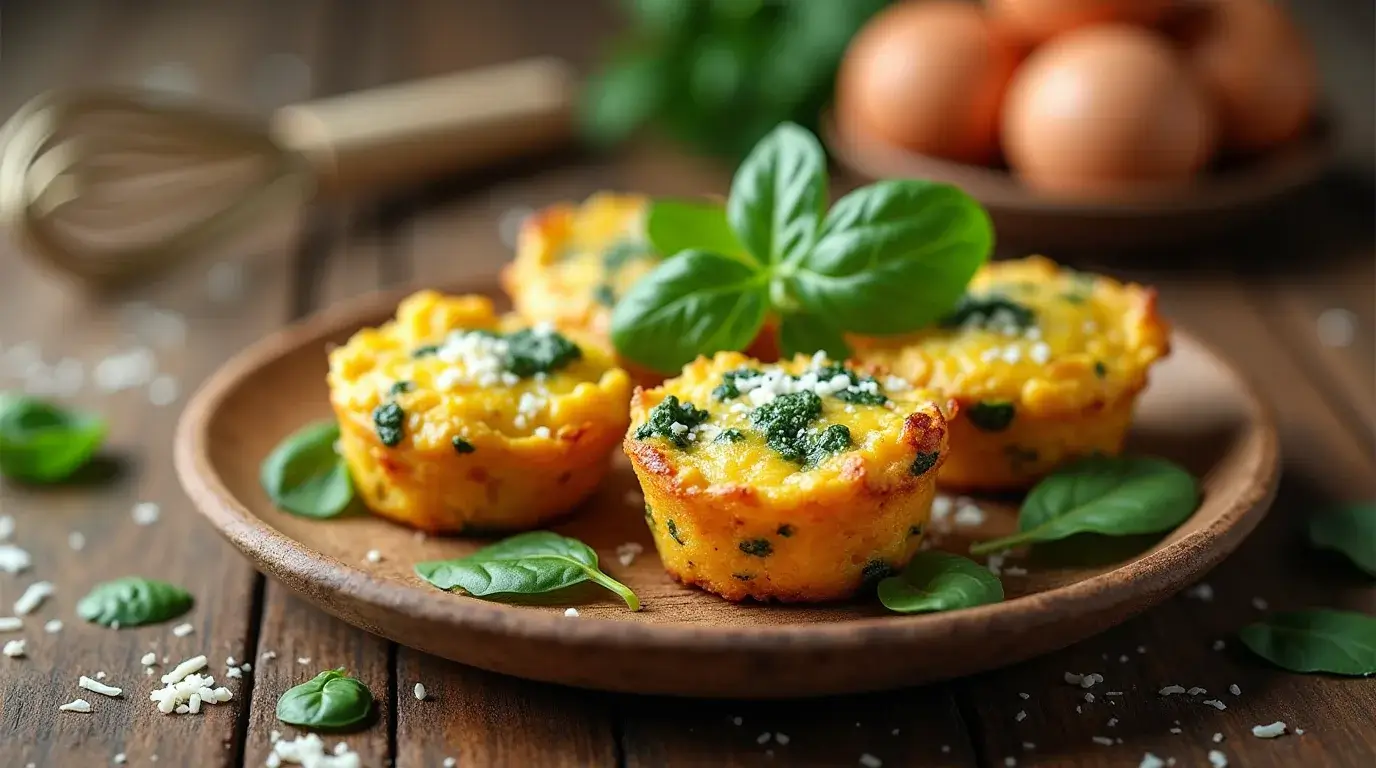 spinach egg bites