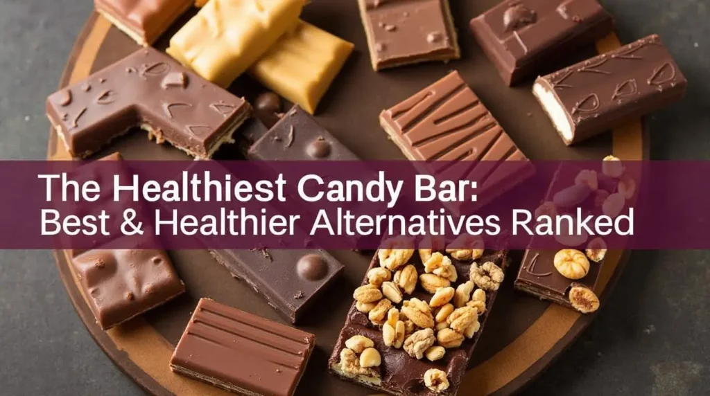 healthiest candy bar