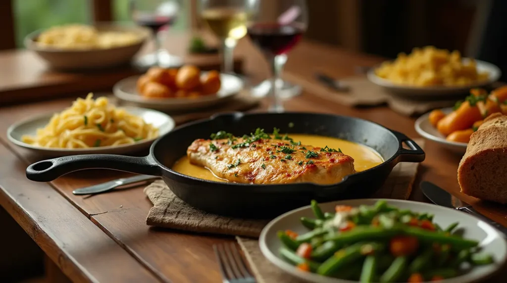 What sides go with marry me chicken?