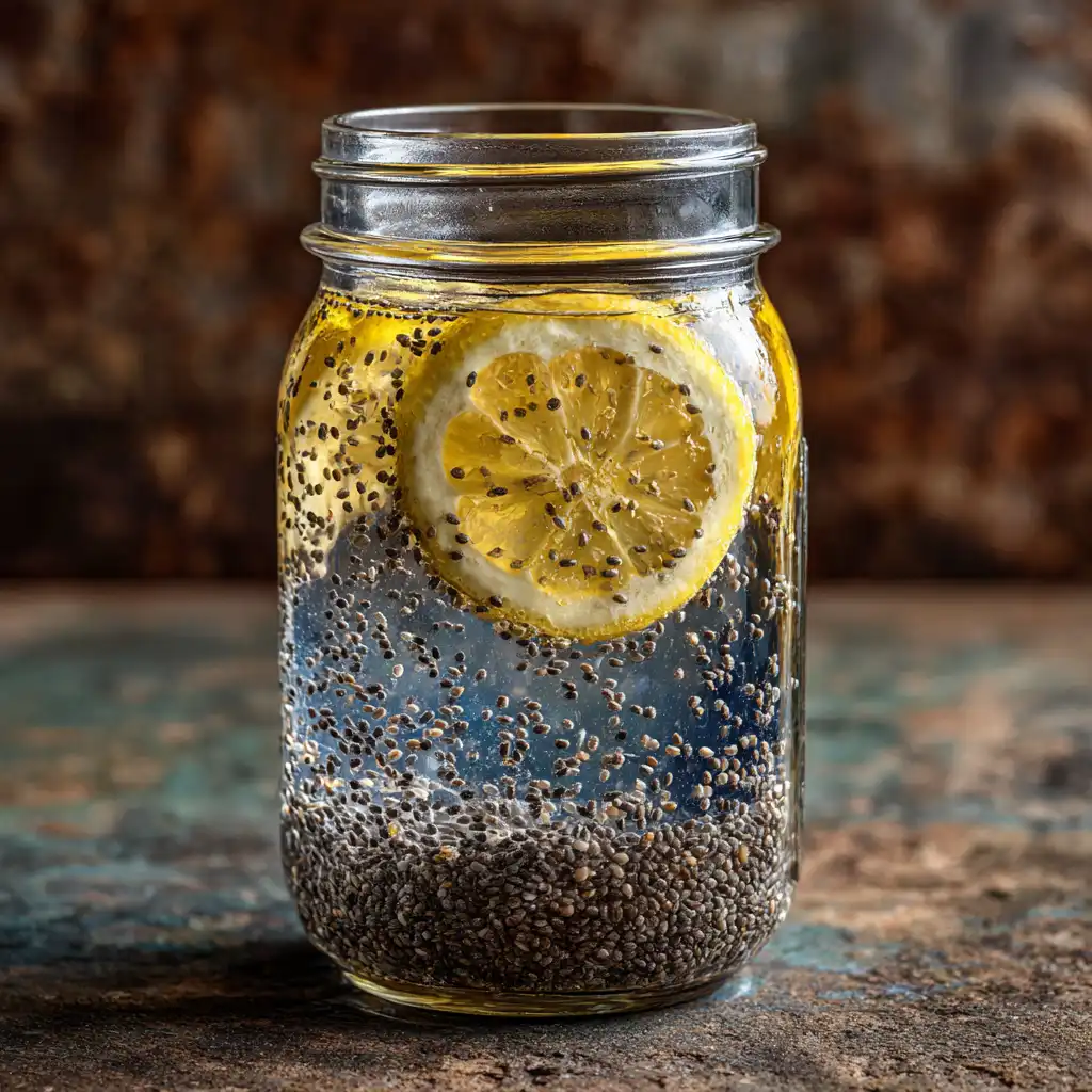 chia lemon water for natural ozempic recipe for weight loss