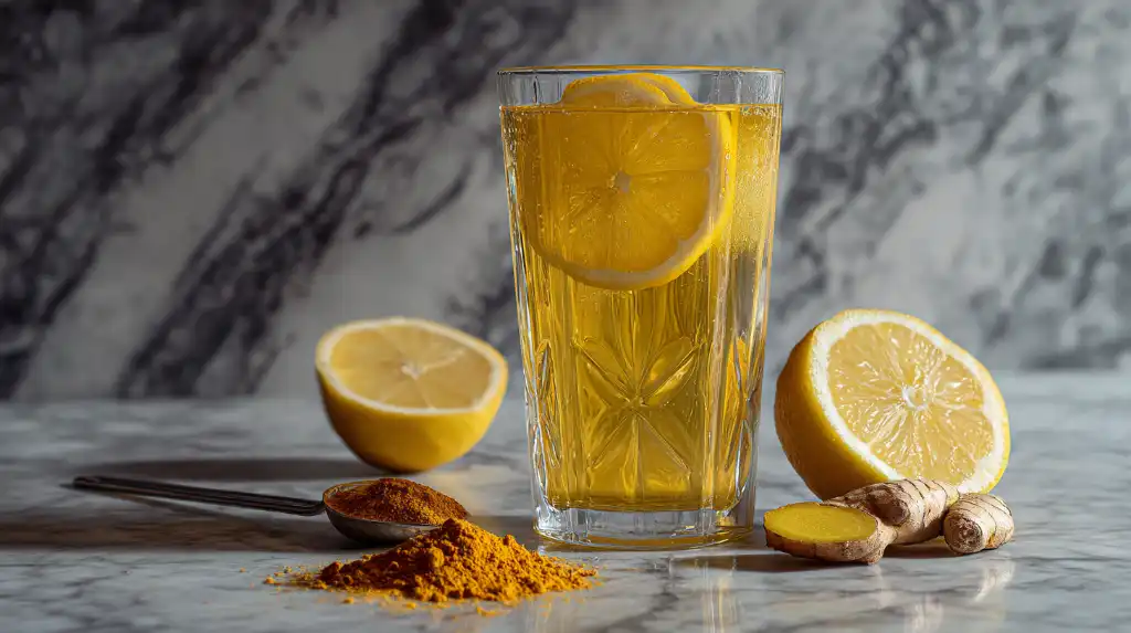 natural zepbound recipe drink with lemon and berberine