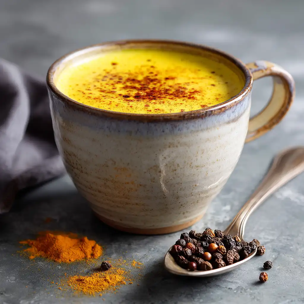 Turmeric golden milk for weight loss recipe