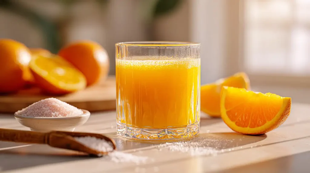 cortisol cocktail for weight loss with salt and collagen