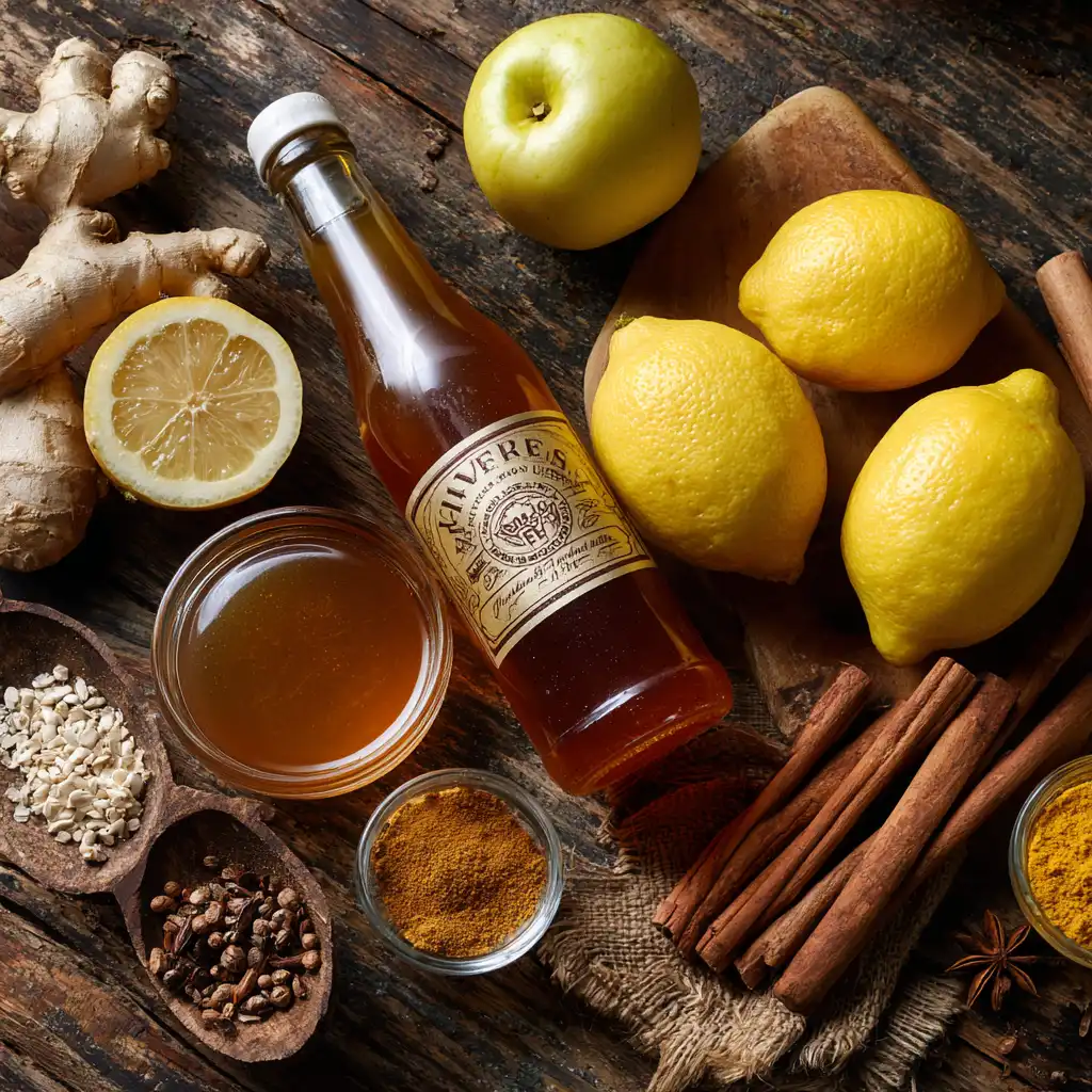 ingredients for japanese mounjaro recipe with apple cider vinegar