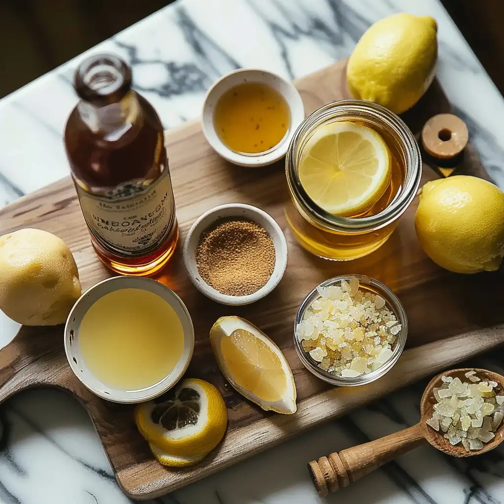 Ingredients for homemade Mounjaro recipe for weight loss