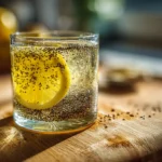 Natural ozempic drink recipe for weight loss with chia and lemon