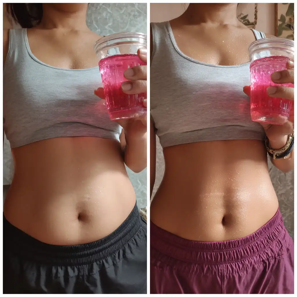 Weight loss results using pink salt recipe