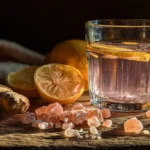 himalayan pink salt trick recipe with lemon and ginger