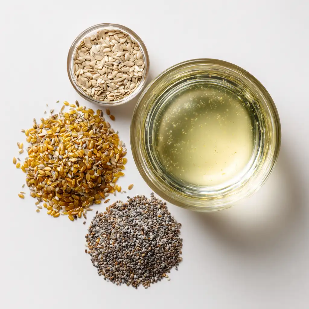 Chia, flax, fennel seeds for bariatric seed tonic recipe