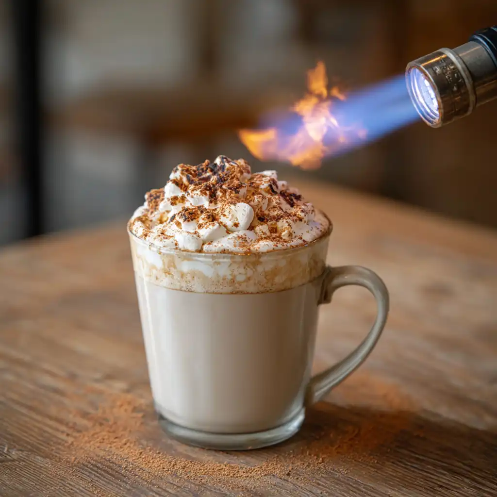 gourmet toasted marshmallow latte