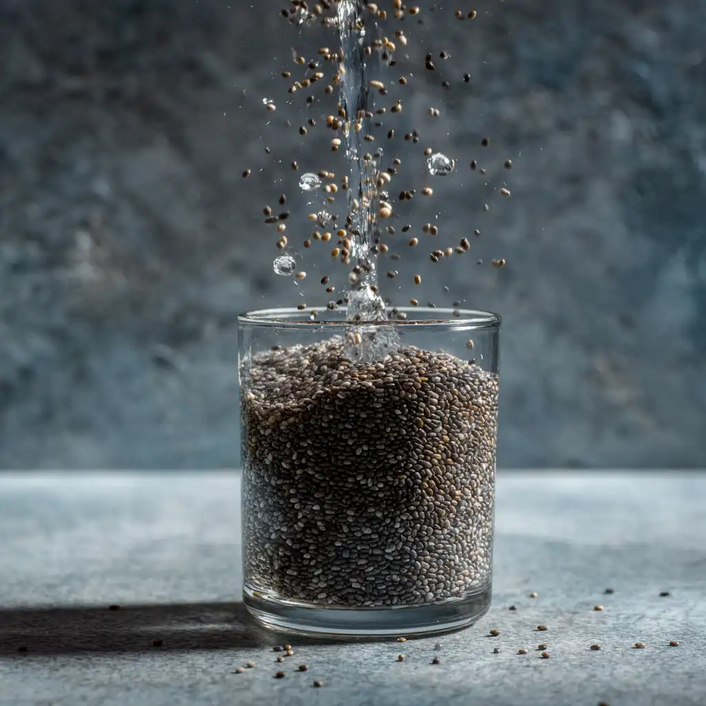 Chia seeds in water for bariatric seed diet