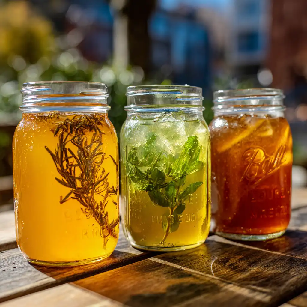 Natural ozempic tea recipe iced variations in mason jars